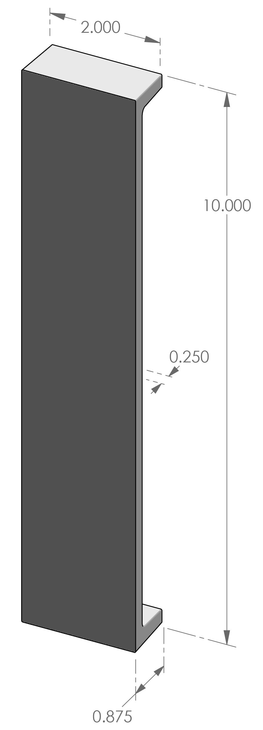 CK-9210 Contemporary Cabinet Pull Specifications