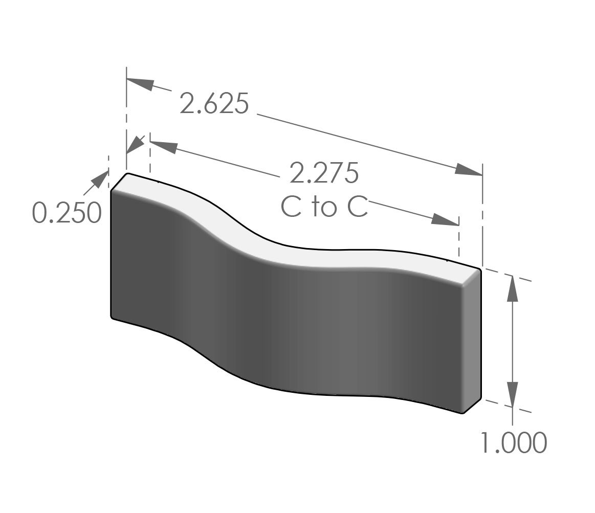CK-LA258 The Lift Small Cabinet Pull Specifications