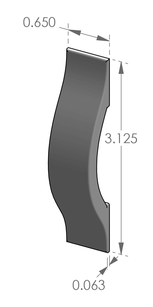 CK-LP3 The Lift Cabinet Pull Specifications