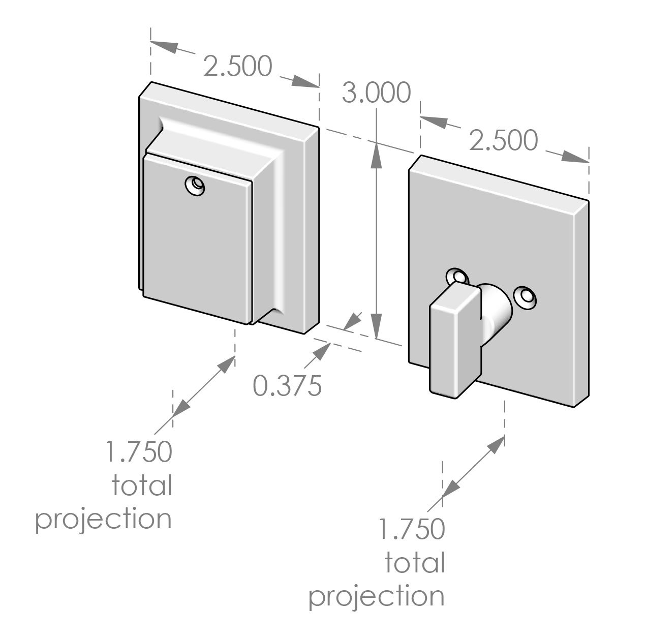 CS-LB9511 - 9512DB Bluetooth Smart Auxiliary Deadbolt Set Specifications