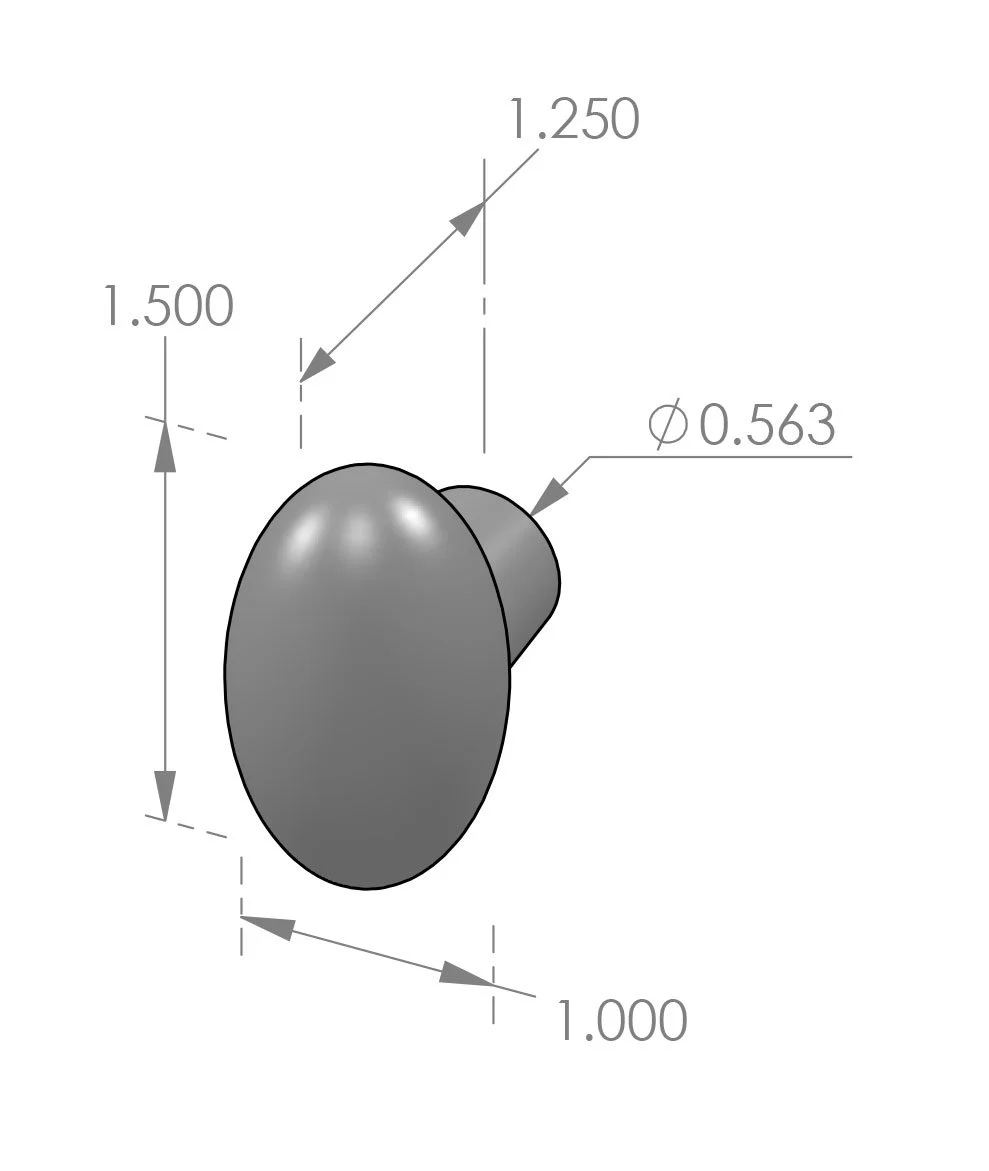 TPC-302 Oval Turn Piece Specifications