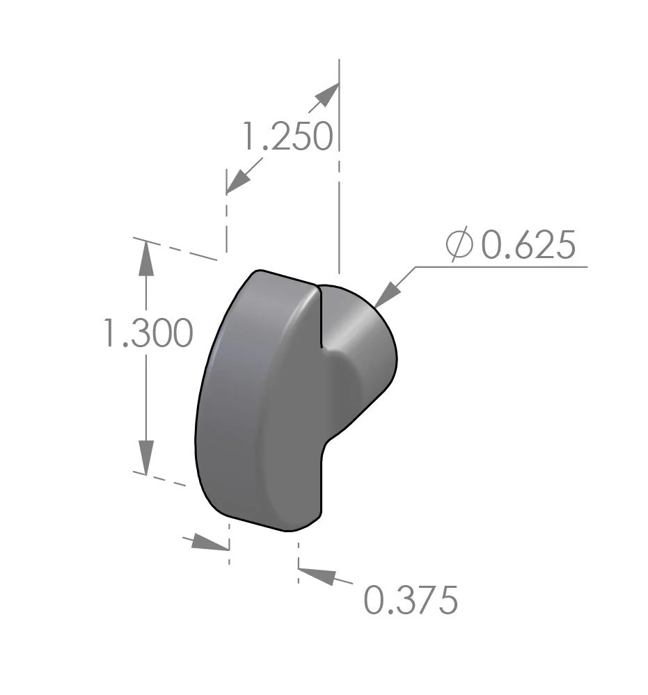 TPC-900 Contemporary Turn Piece Specifications