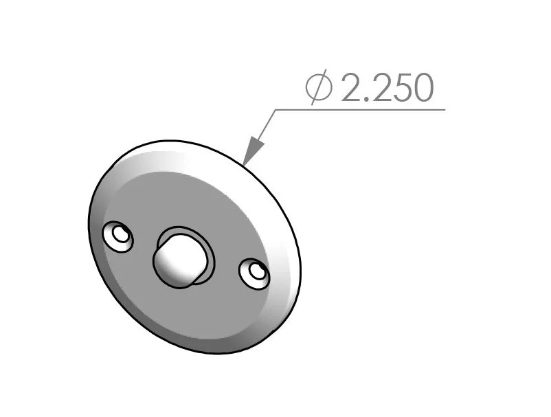 DRB-1 Round Bevel Door Bell Specifications