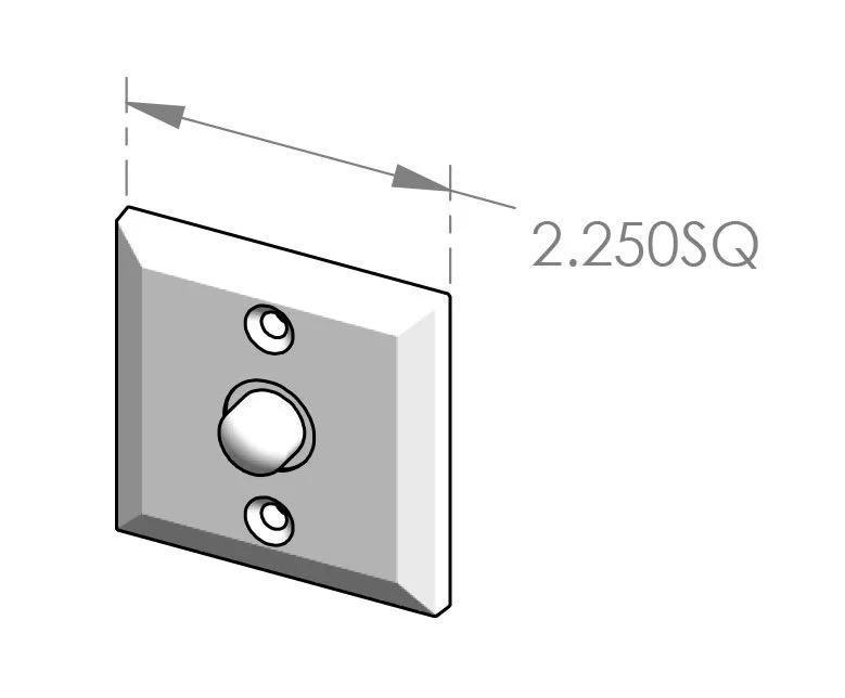 DRB-2 Square Bevel Door Bell Specifications