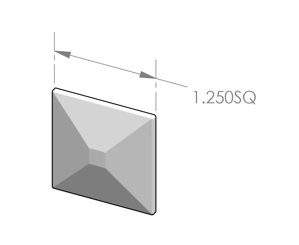 CL-S Square Decorative Clavos Specifications