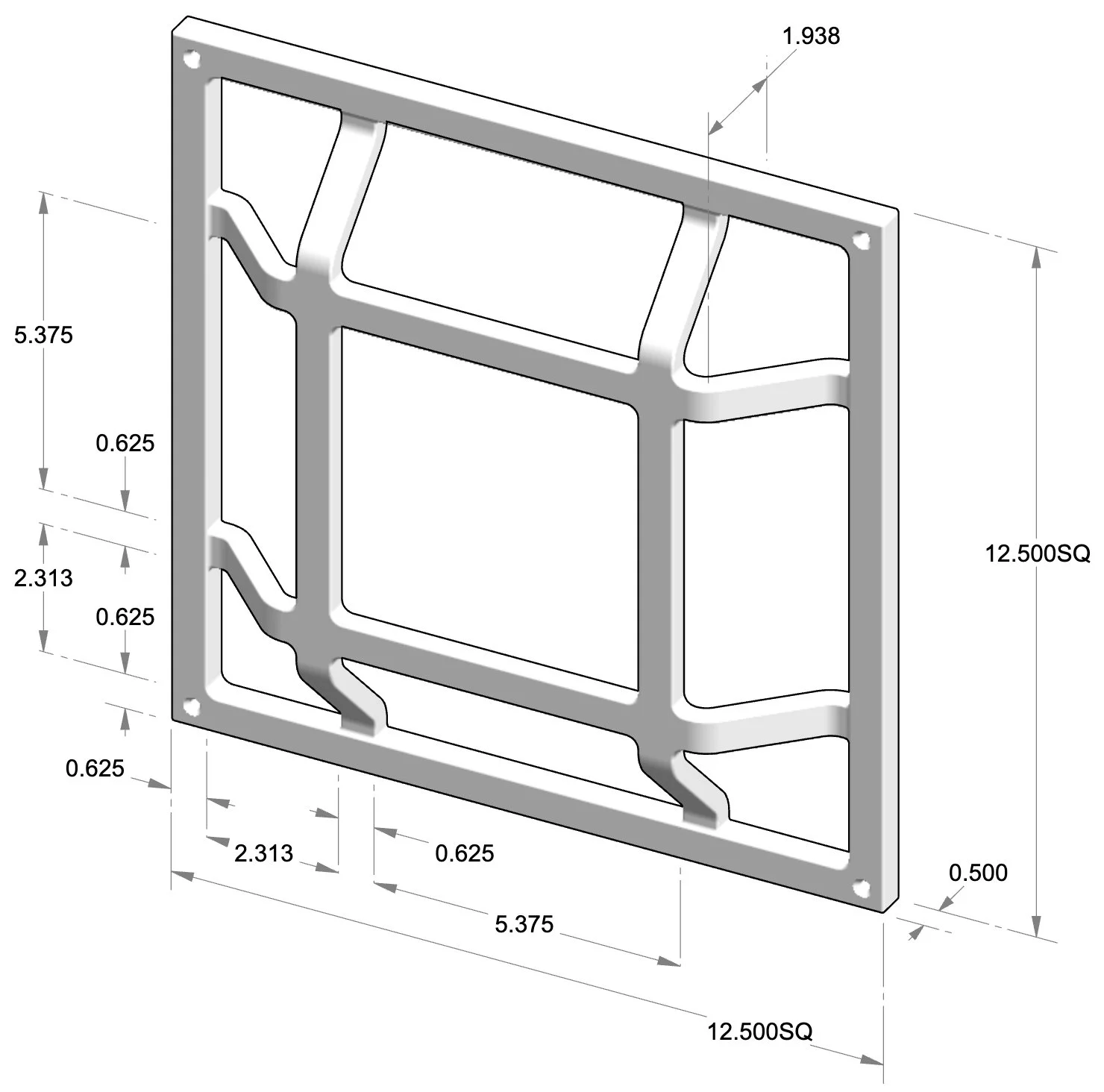 SEG-125125 Speak Easy Grill Specifications