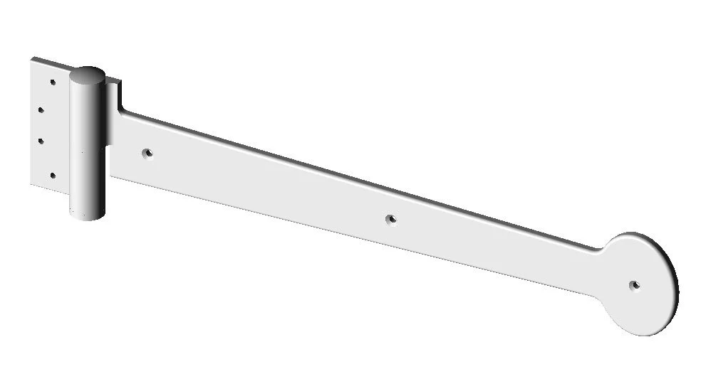 SH-M-B18ACT Mortise Mount Active Strap Hinge