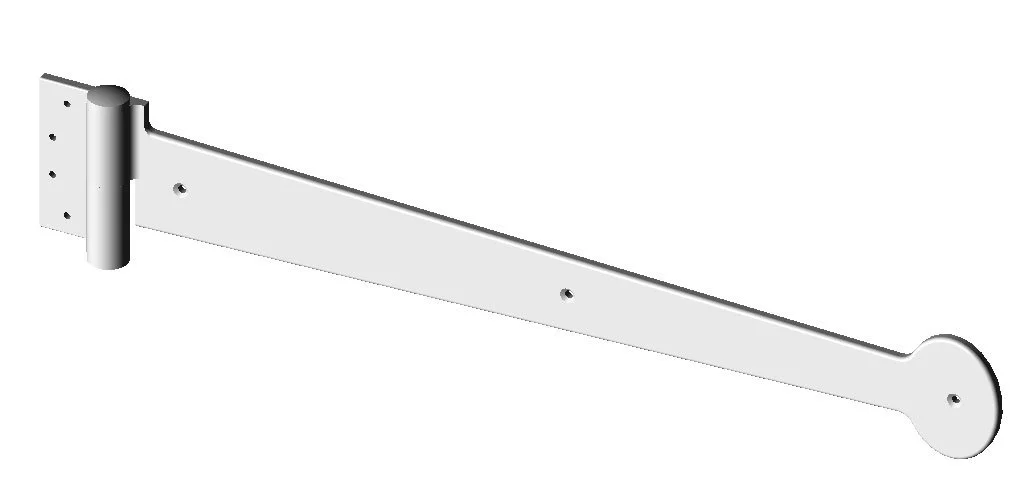 SH-M-B23ACT Mortise Mount Active Strap Hinge