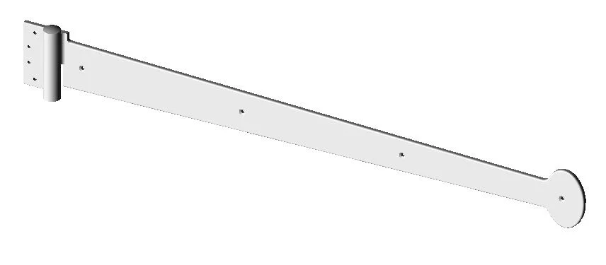 SH-M-B33ACT Mortise Mount Active Strap Hinge
