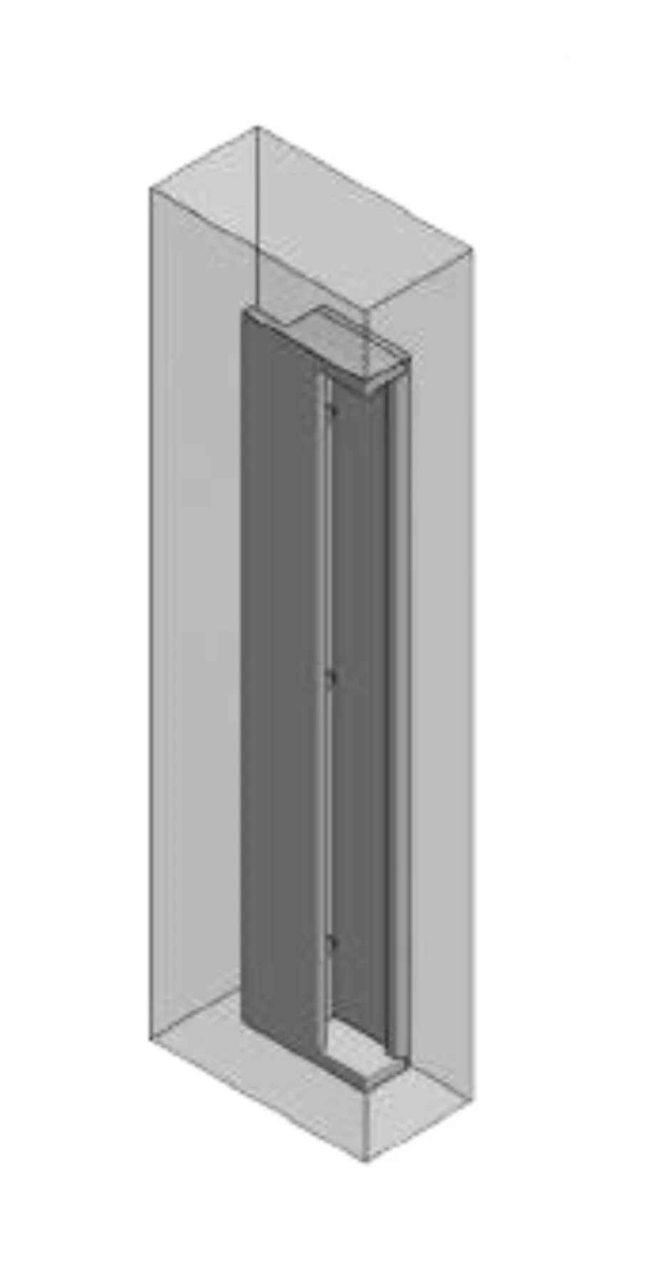 FEP-210BM Blind Mount Flush Edge Pull