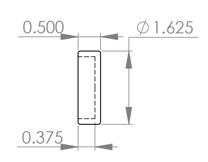 DRP-F1 Drapery Rod Finial Specifications