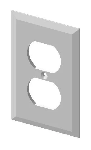 EC-201 Single Outlet Cover