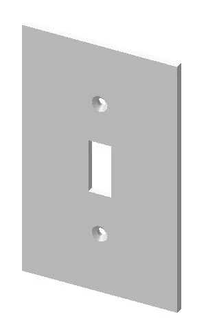 EC-9101 Single Switchplate Cover
