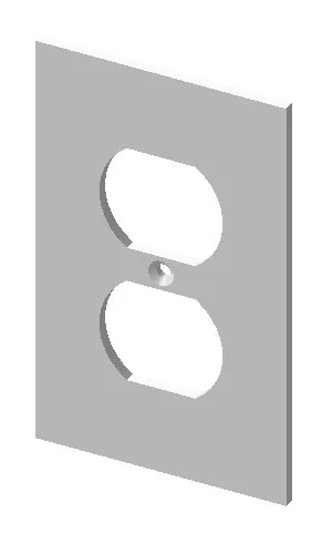 EC-9201 Single Outlet Cover