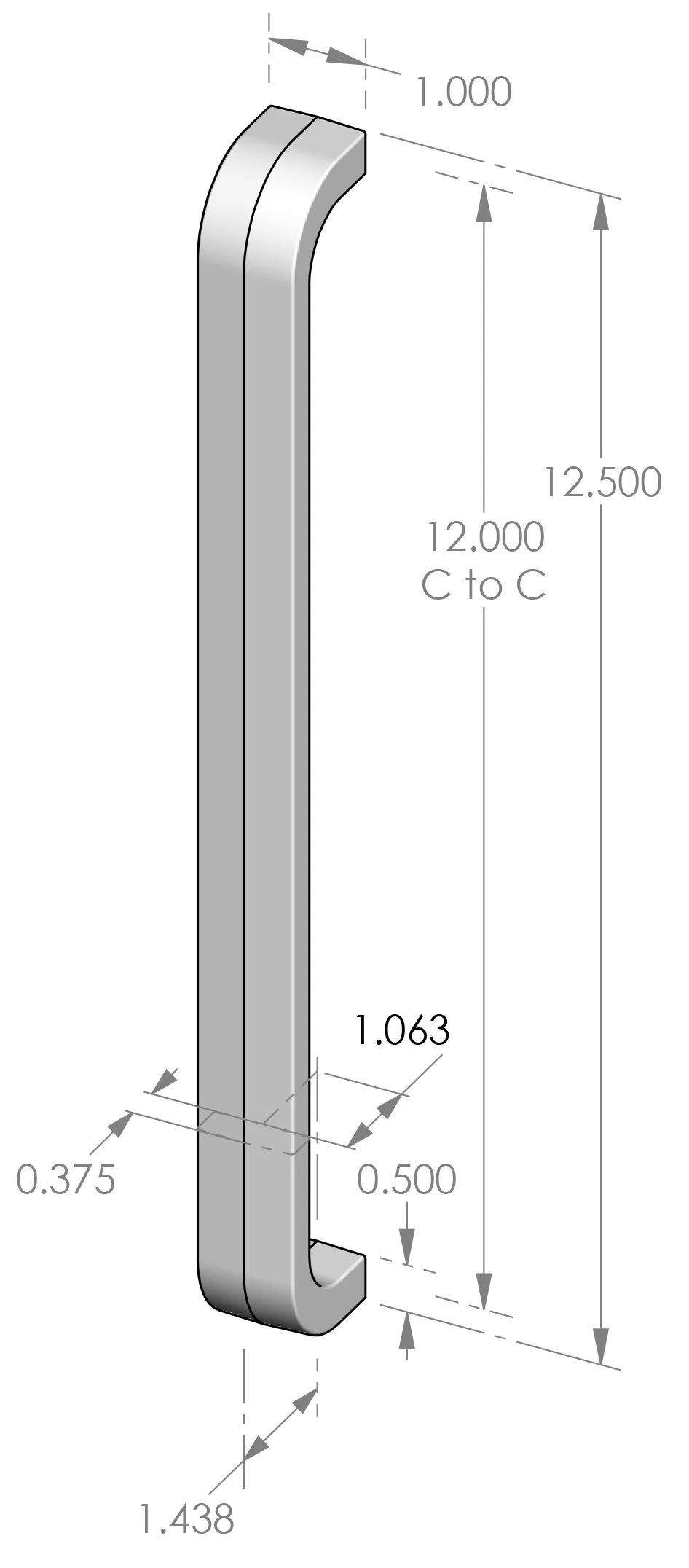 AP-9708-12 Ocean Appliance Pull Specifications
