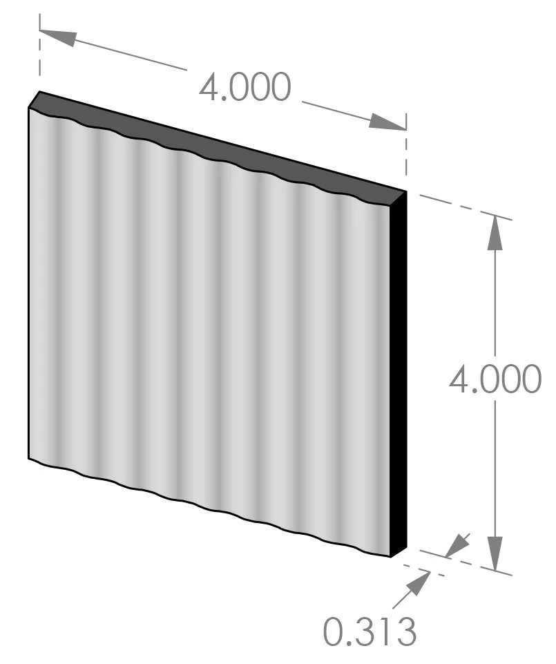 BT-4CRG  Corrugated Tile Specifications