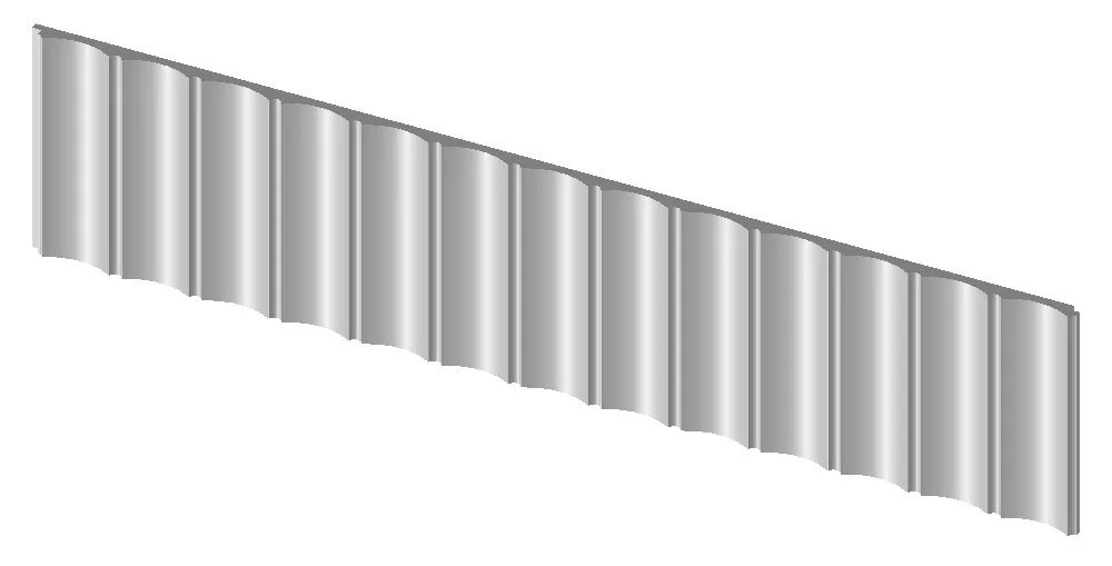 BT-1450BS Corrugated Backsplash