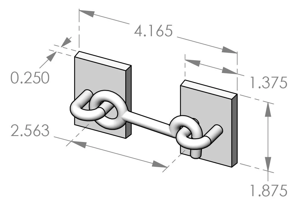 HE-50 Small Hook and Eye  Specifications