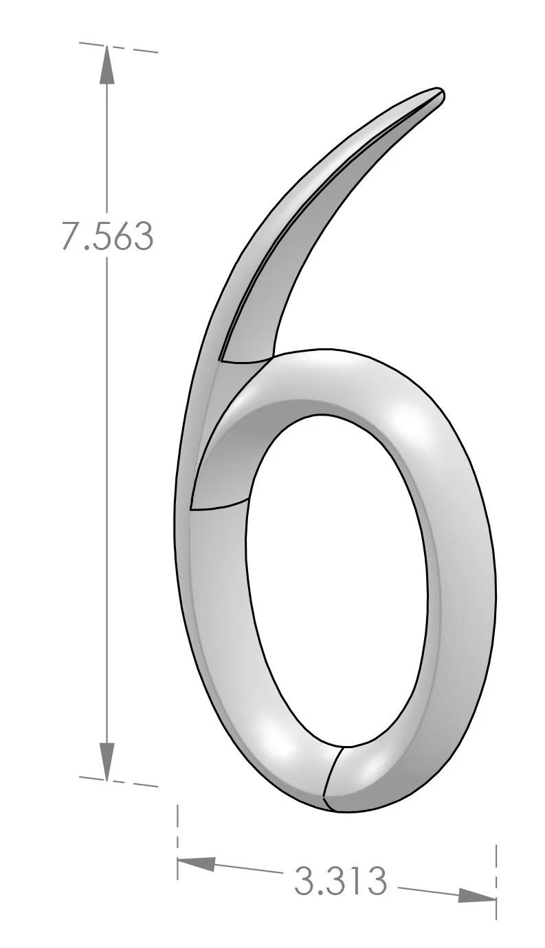 HNJ-6 House Number 6 Specifications