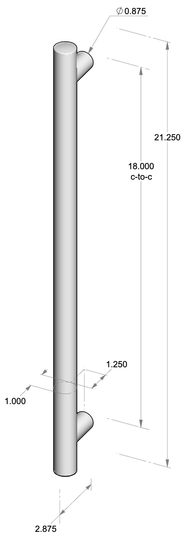 AP-150-18 Redondo Appliance Pull Specifications