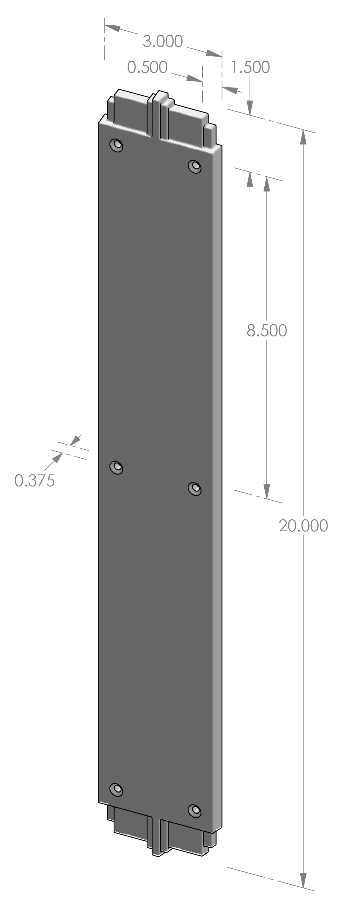 PP-761 Deco Push Plate Specifications