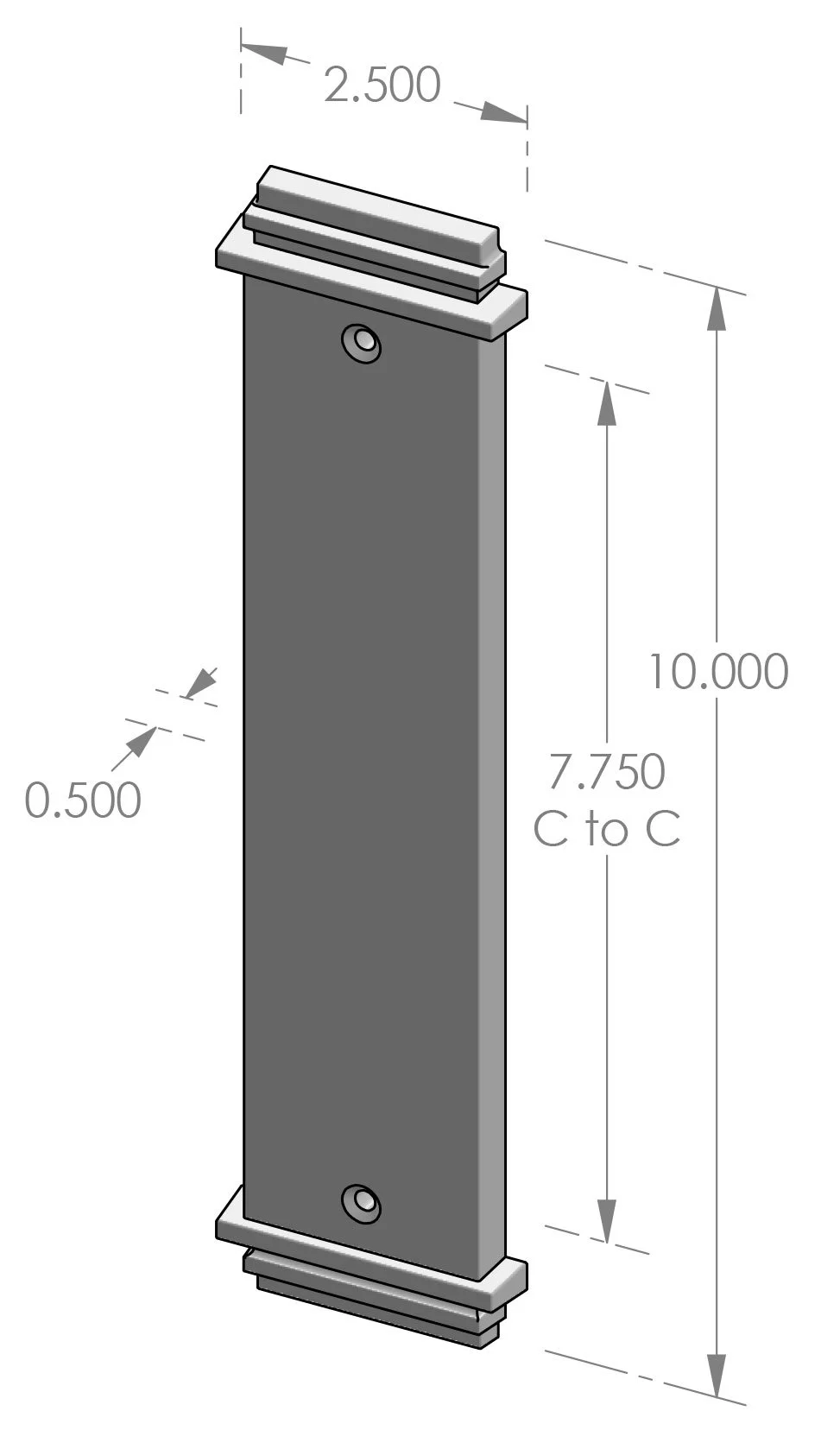 PP-440 Hampton Push Plate Specifications