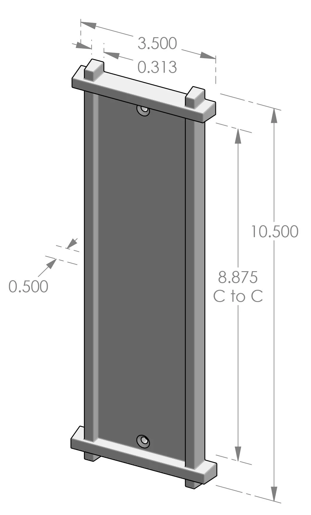 PP-451 Trellis Push Plate Specifications