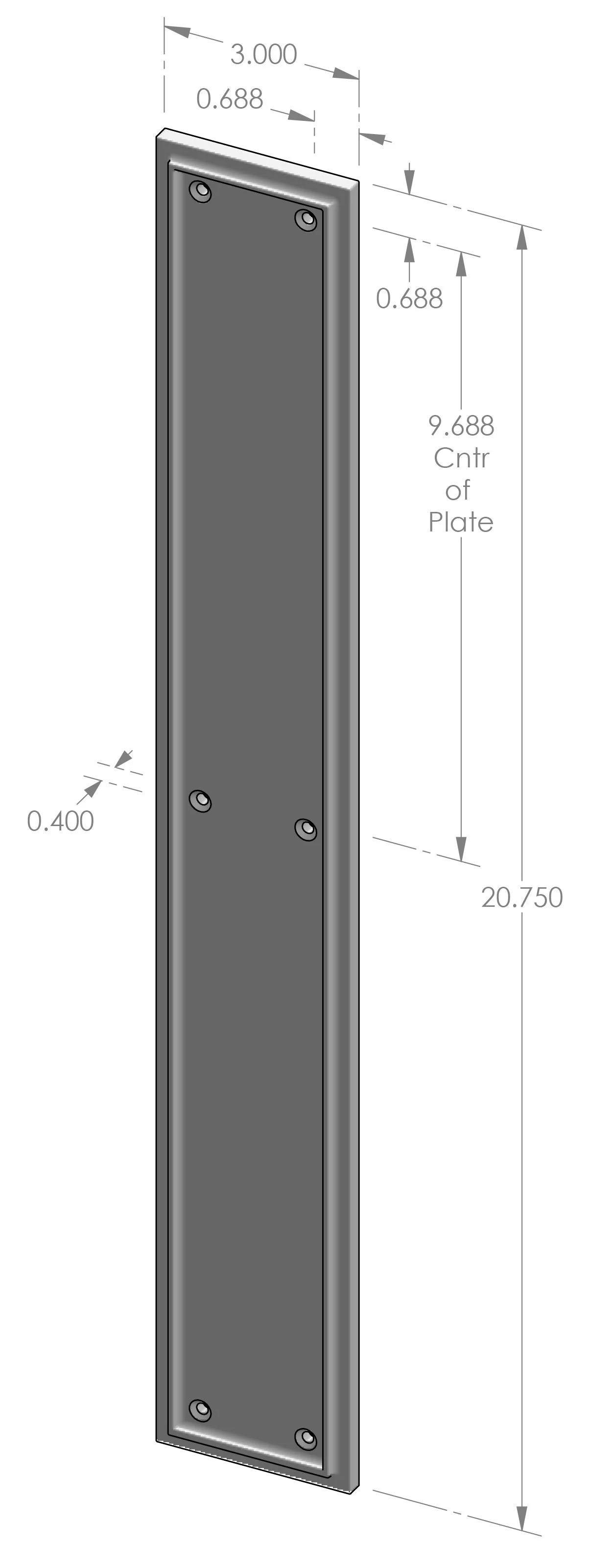 PP-722 Ridge Push Plate Specifications