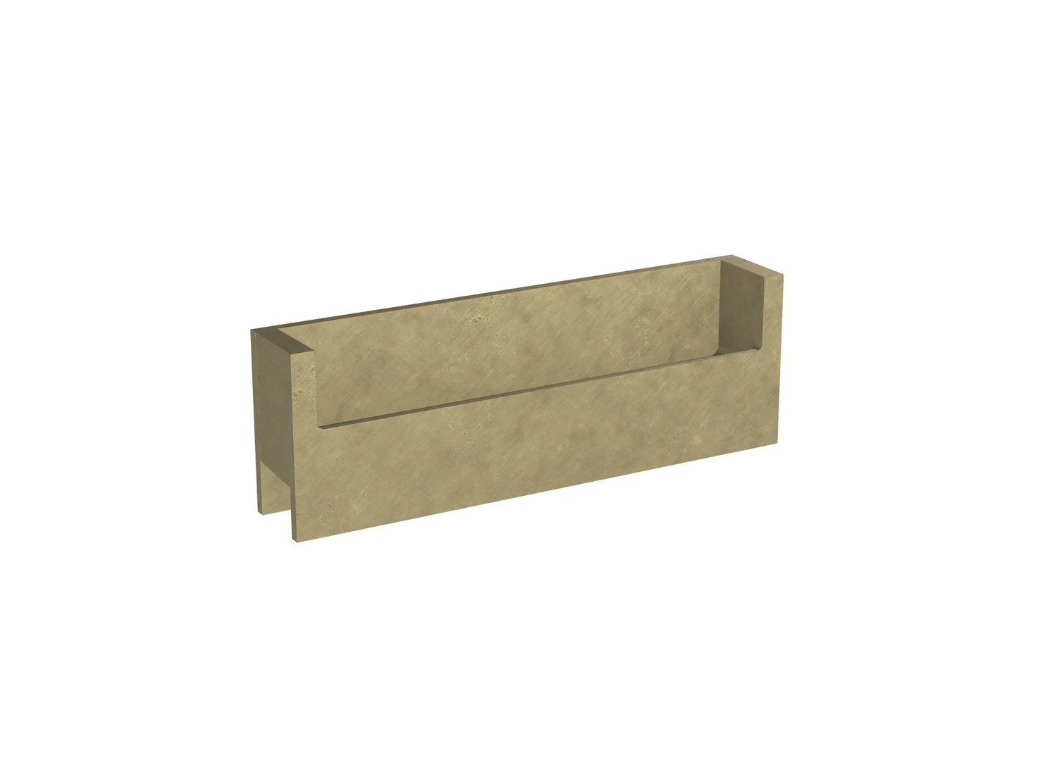 【ARS10】インプラカブル SP FEP-110-6 Flush Edge Cabinet Pull | Sun Valley Bronze Hardware