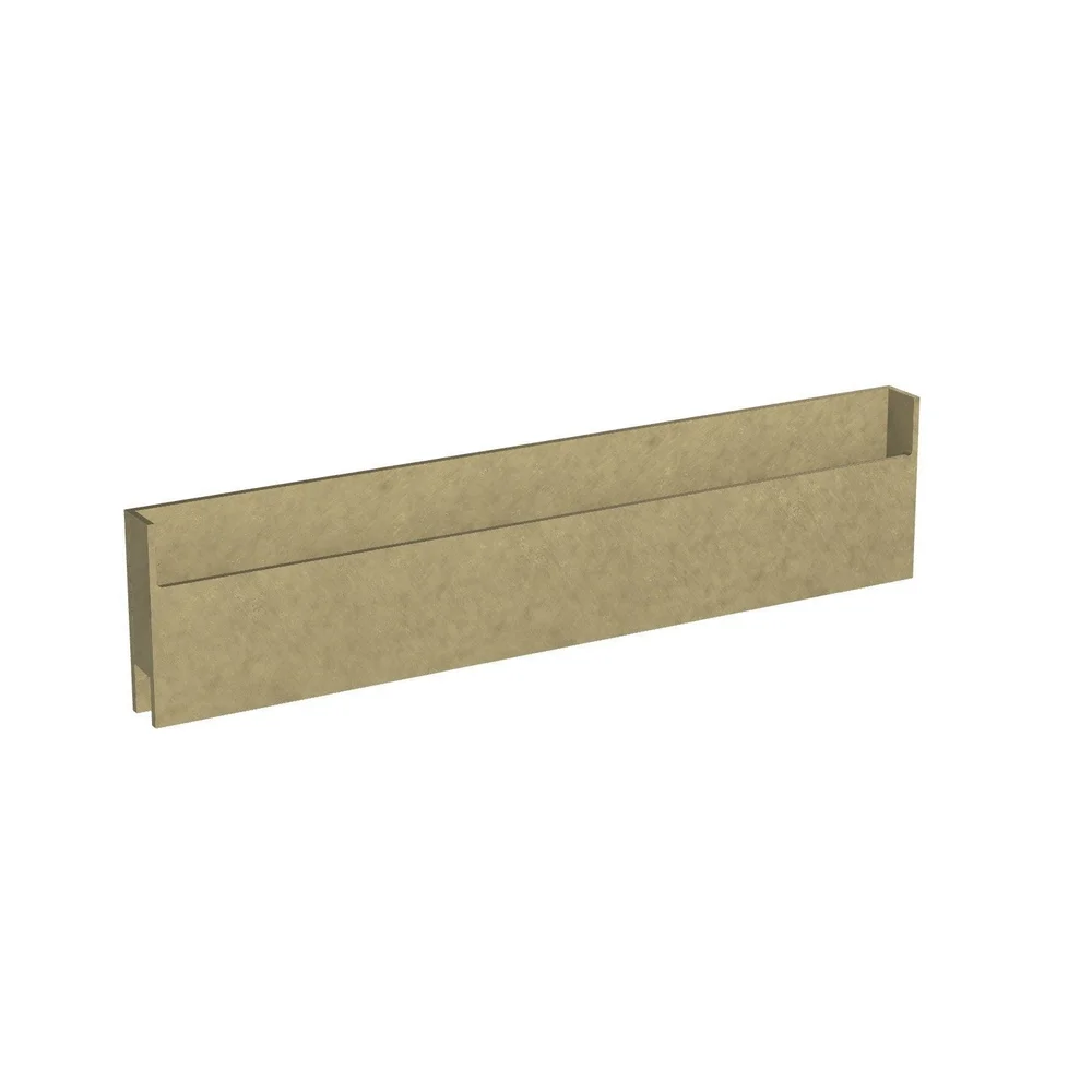 pon2pan2☆ fadee FEP-275-12 Flush Edge Cabinet Pull | Sun Valley Bronze Hardware