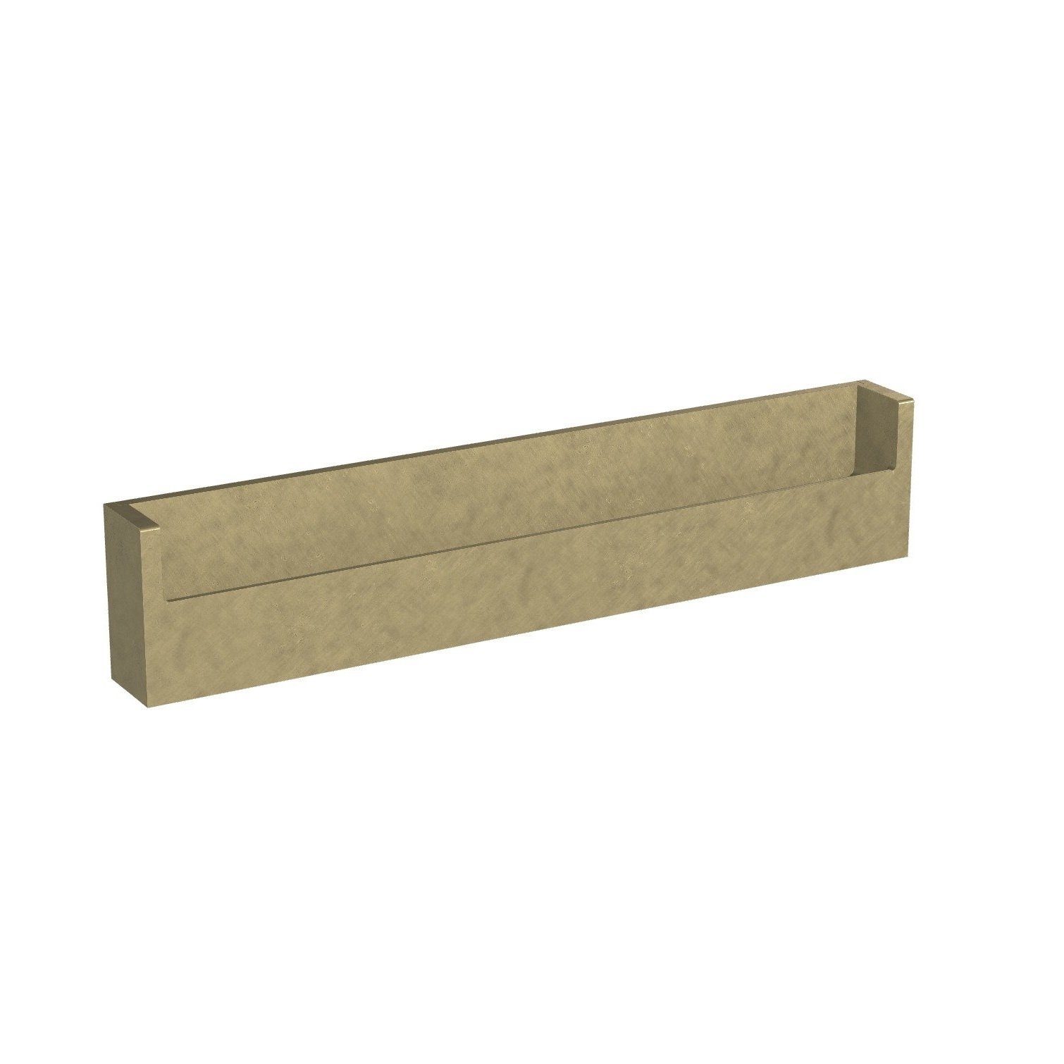 FEP-110-CAP Flush Edge Cabinet Pull with Cap