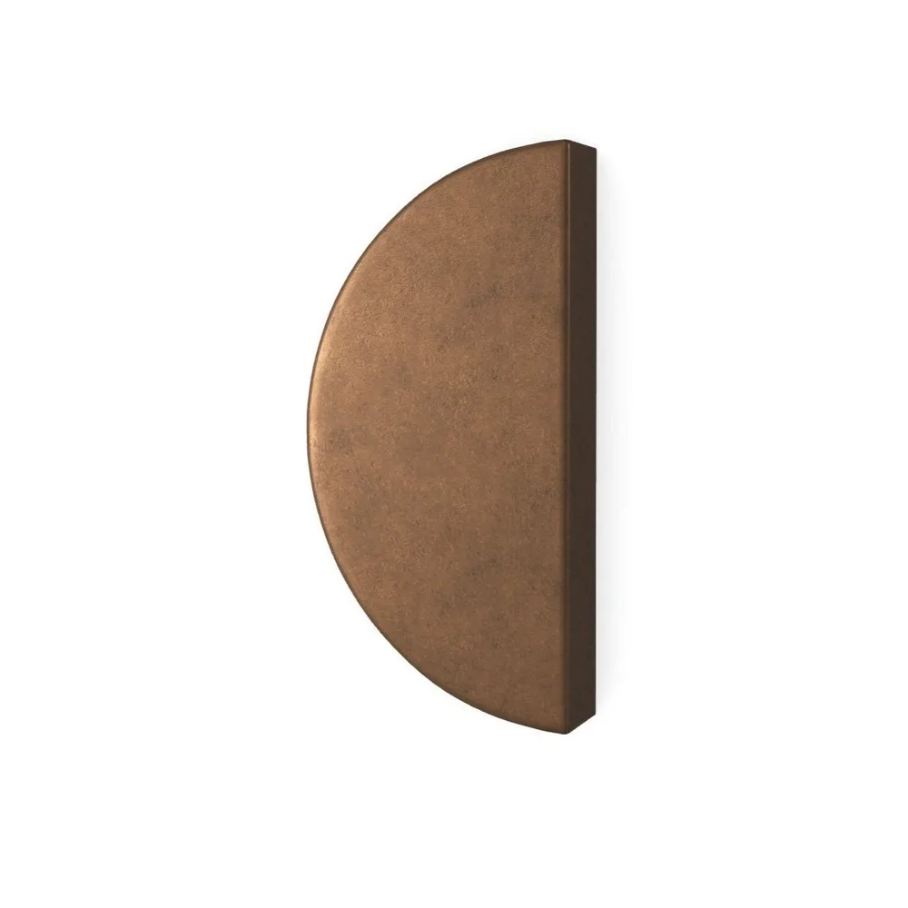 GH-HR13 Half Moon Grip Handle | Sun Valley Bronze Hardware