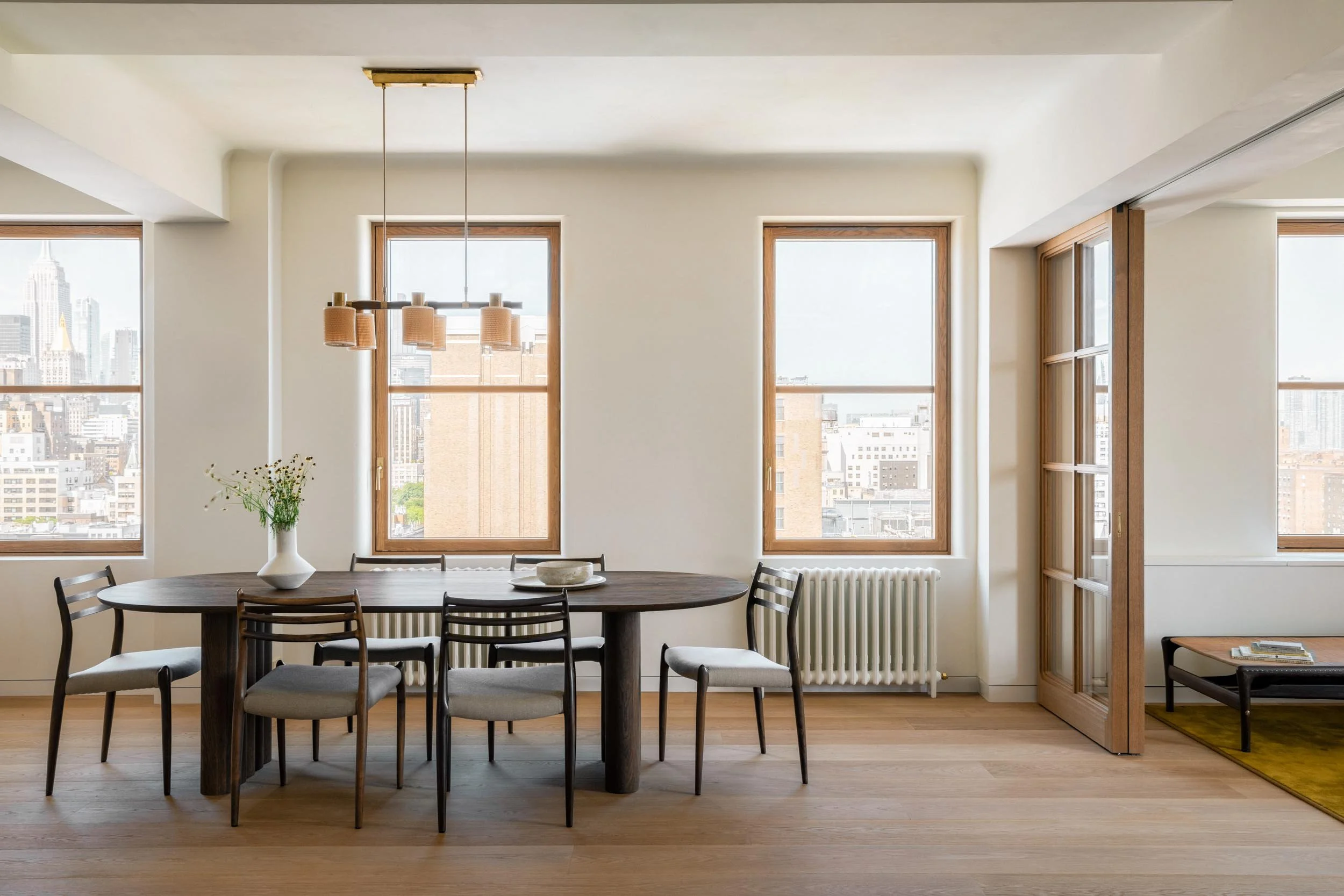  Project // East Village Apt  Pocket Door Hardware, flush pull, edge pull, from Sun Valley Bronze Photography // Jordi Biosca 