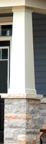 Tapered With Stone Pier