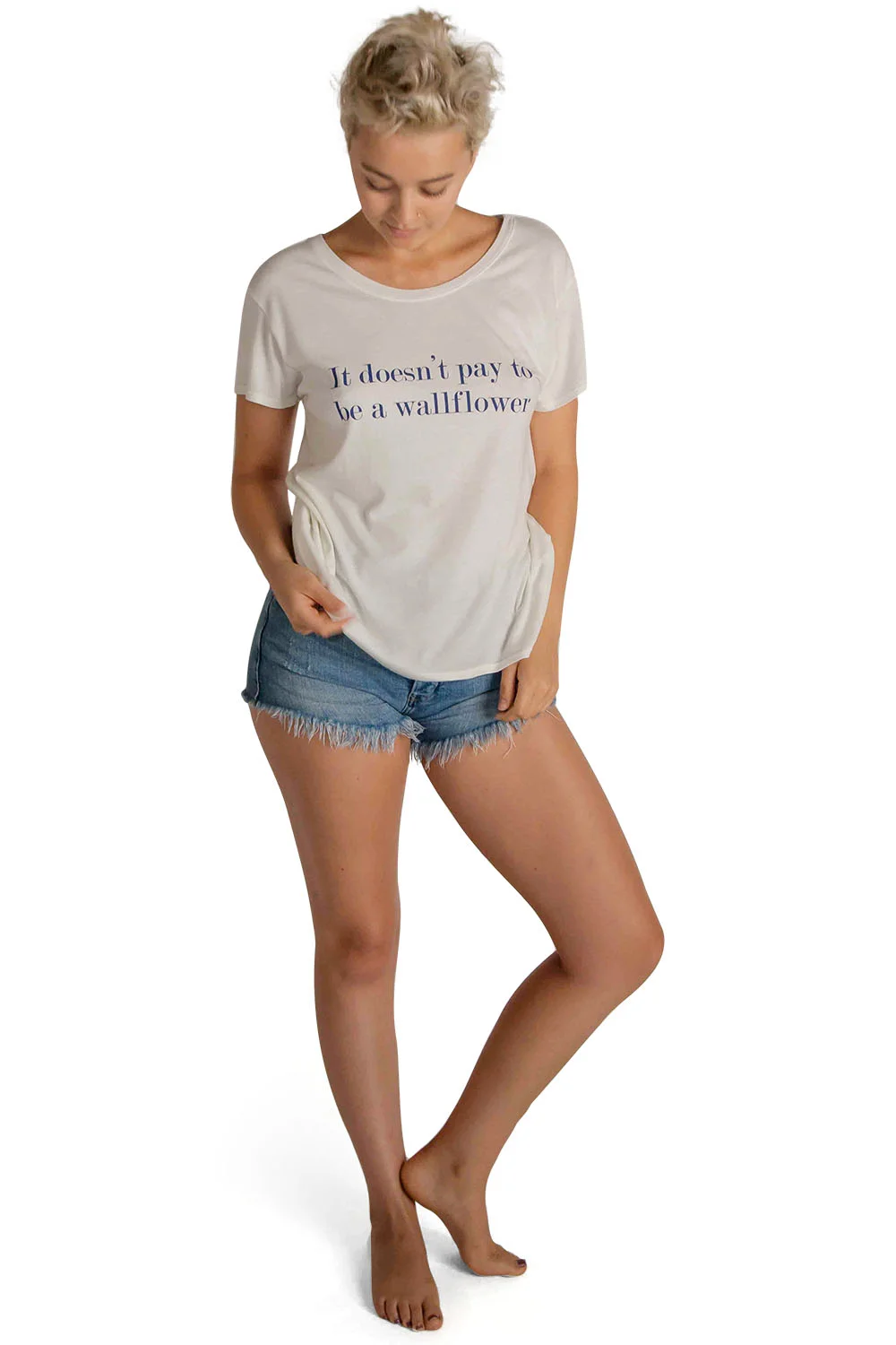 Infinite Youth Ivory Wallflower Boy Tee