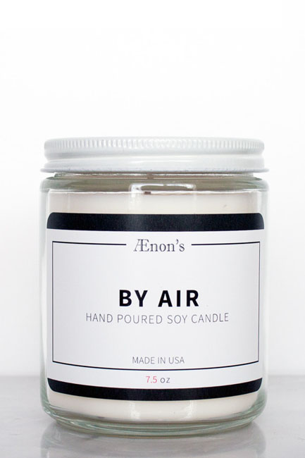 Aenon's By Air - Hand Poured Soy Wax Candle