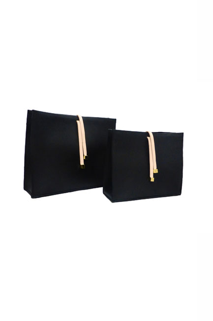 Tannery LA Black Clutch Small and Large