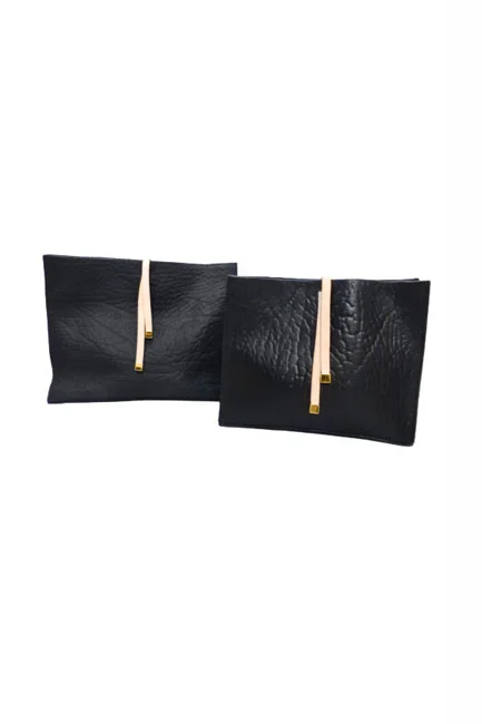 Tannery LA Embossed Clutch Small and Large