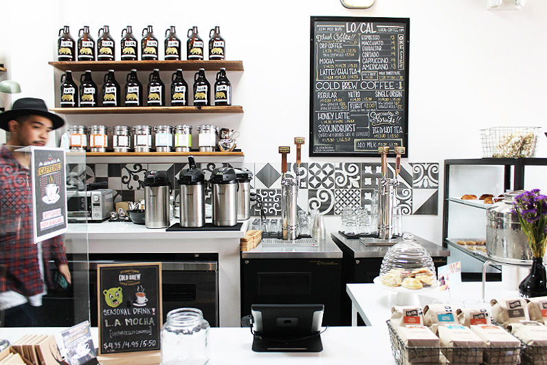 LoCal Coffee Shop Santa Monica Counter