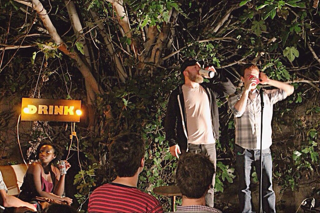 Brew Ha Ha Comedy Show Los Angeles Chug.JPG
