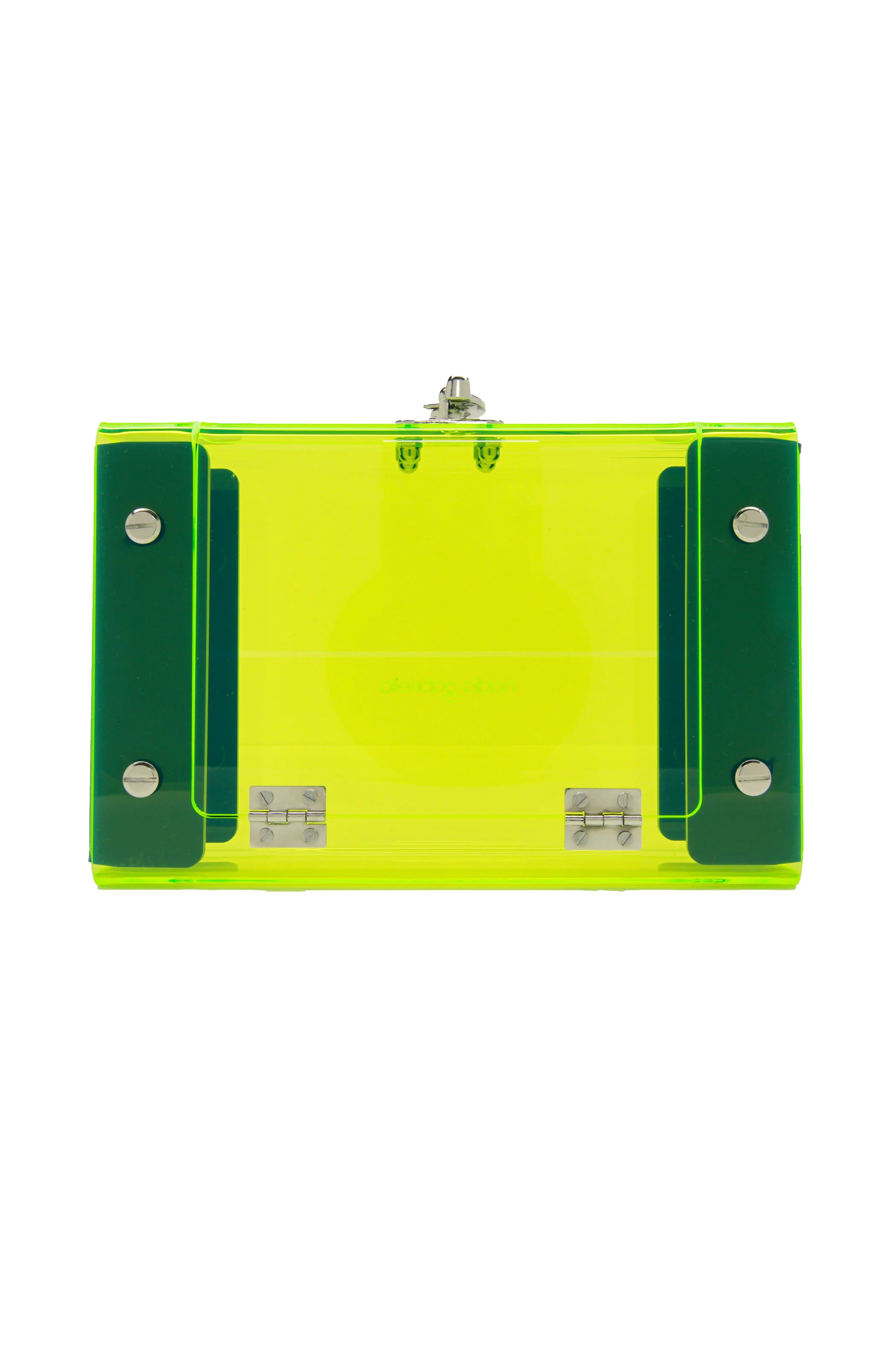 Highlighter Yellow Acrylic Clutch