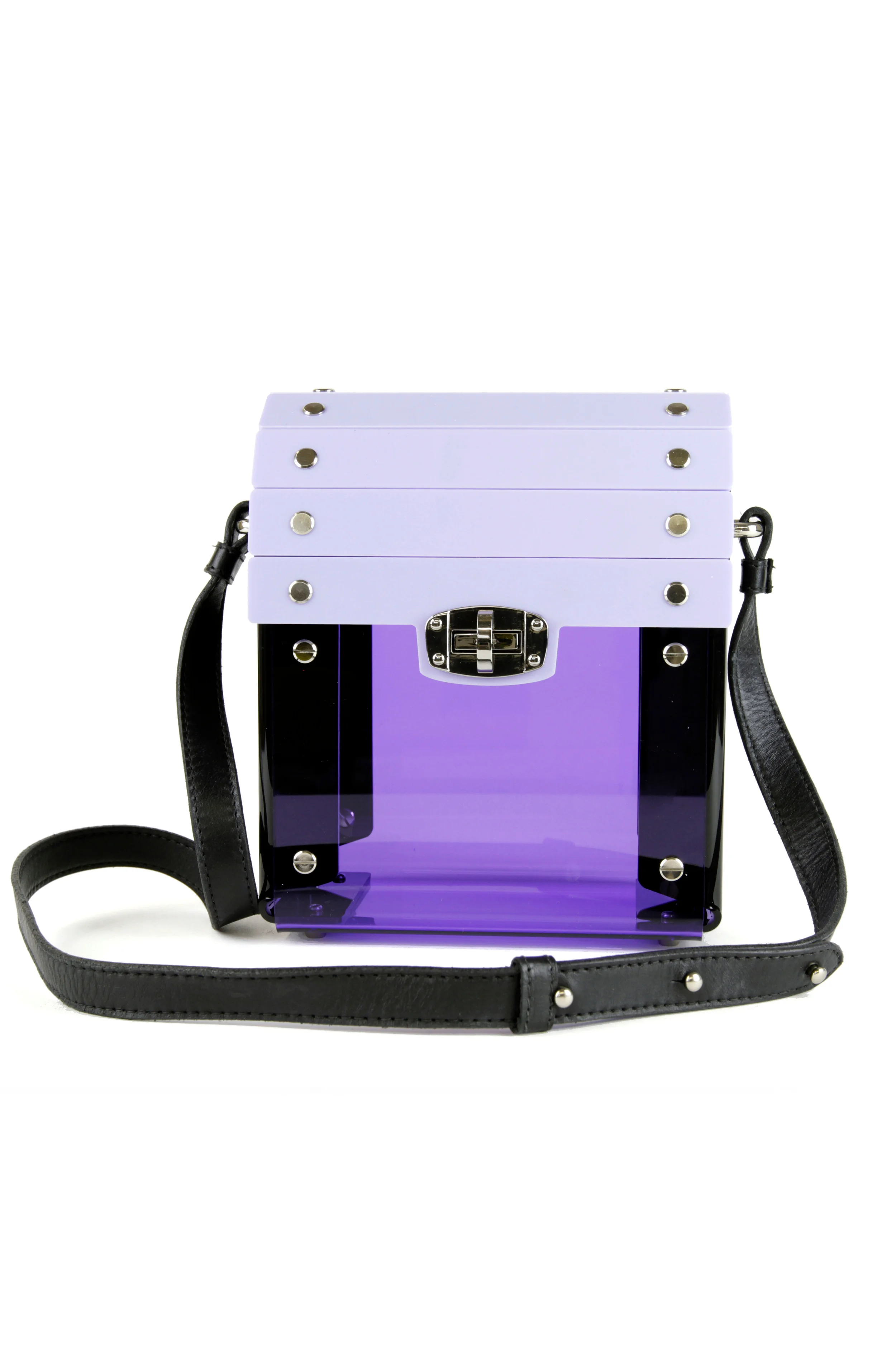Acrylic Purse Pastel Purple