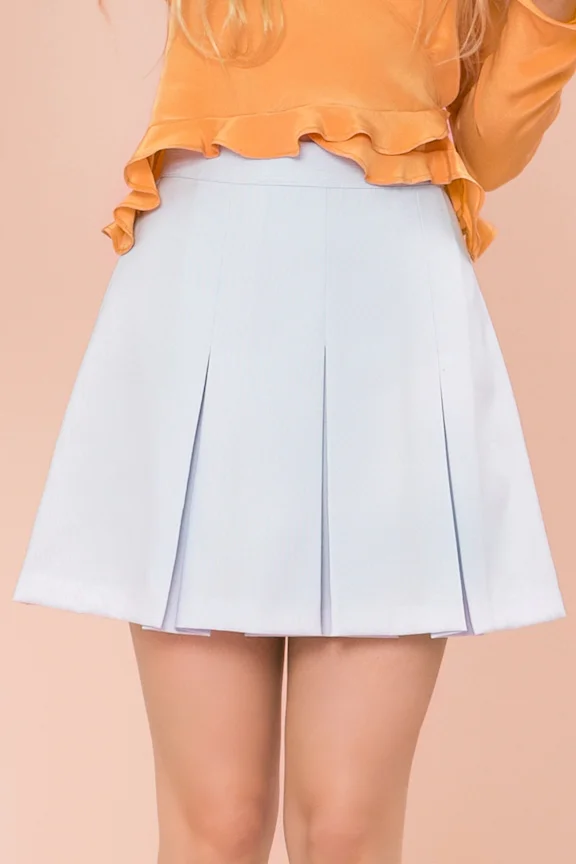 School Girl Skirt Blue