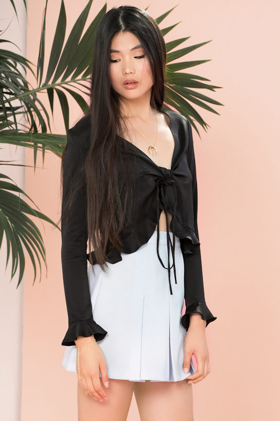 Wrap Top Black