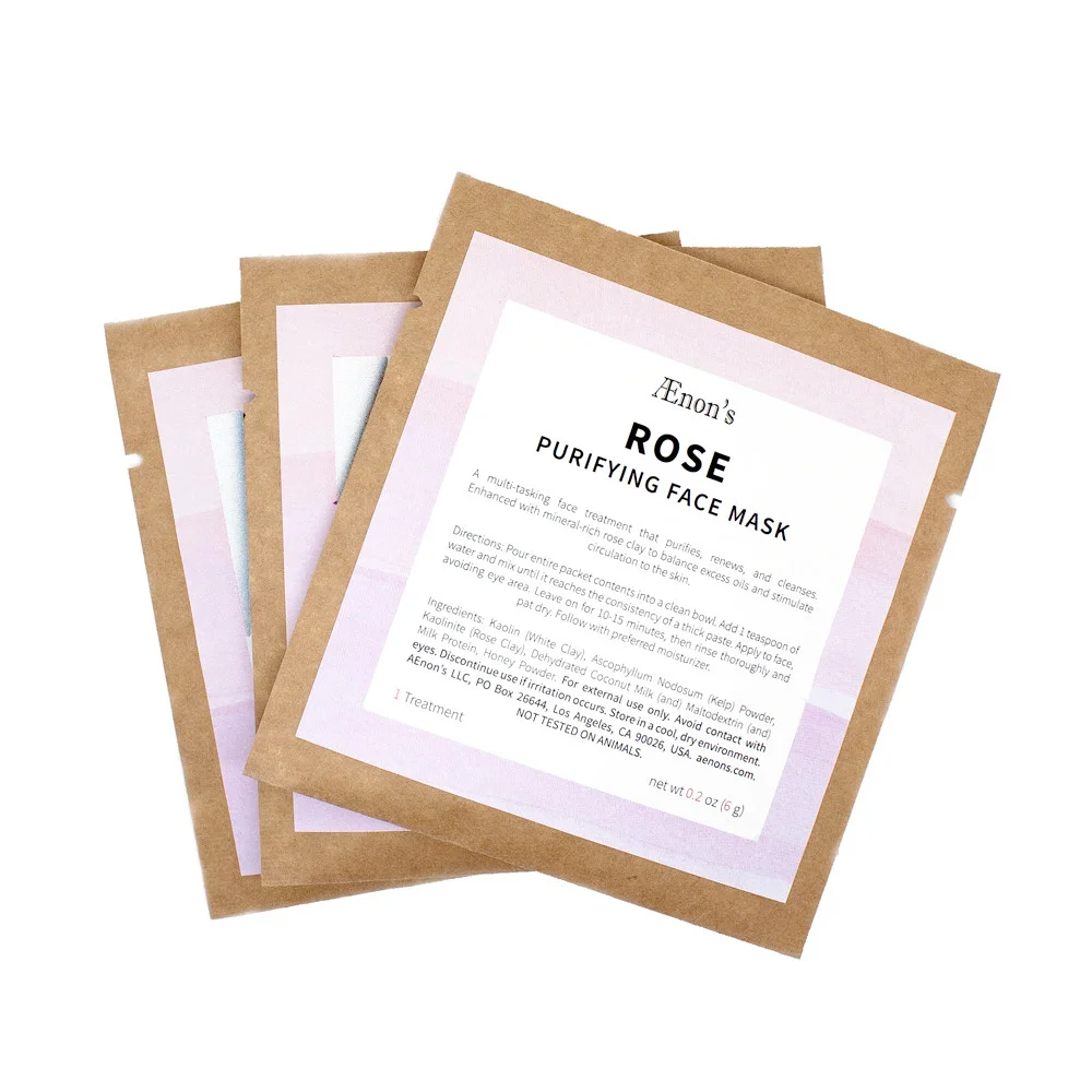 Aenon's Rose Purifying Face Mask