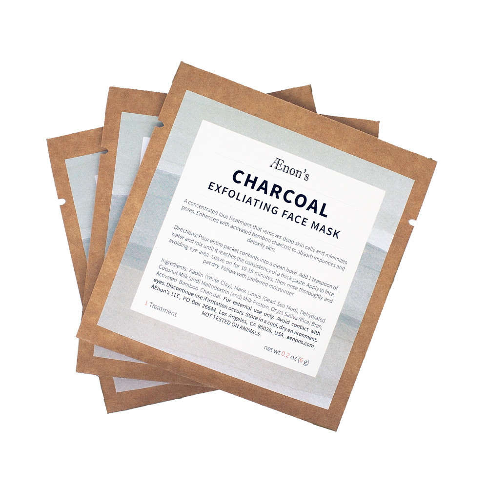 All Natural Charcoal Exfoliating Face Mask