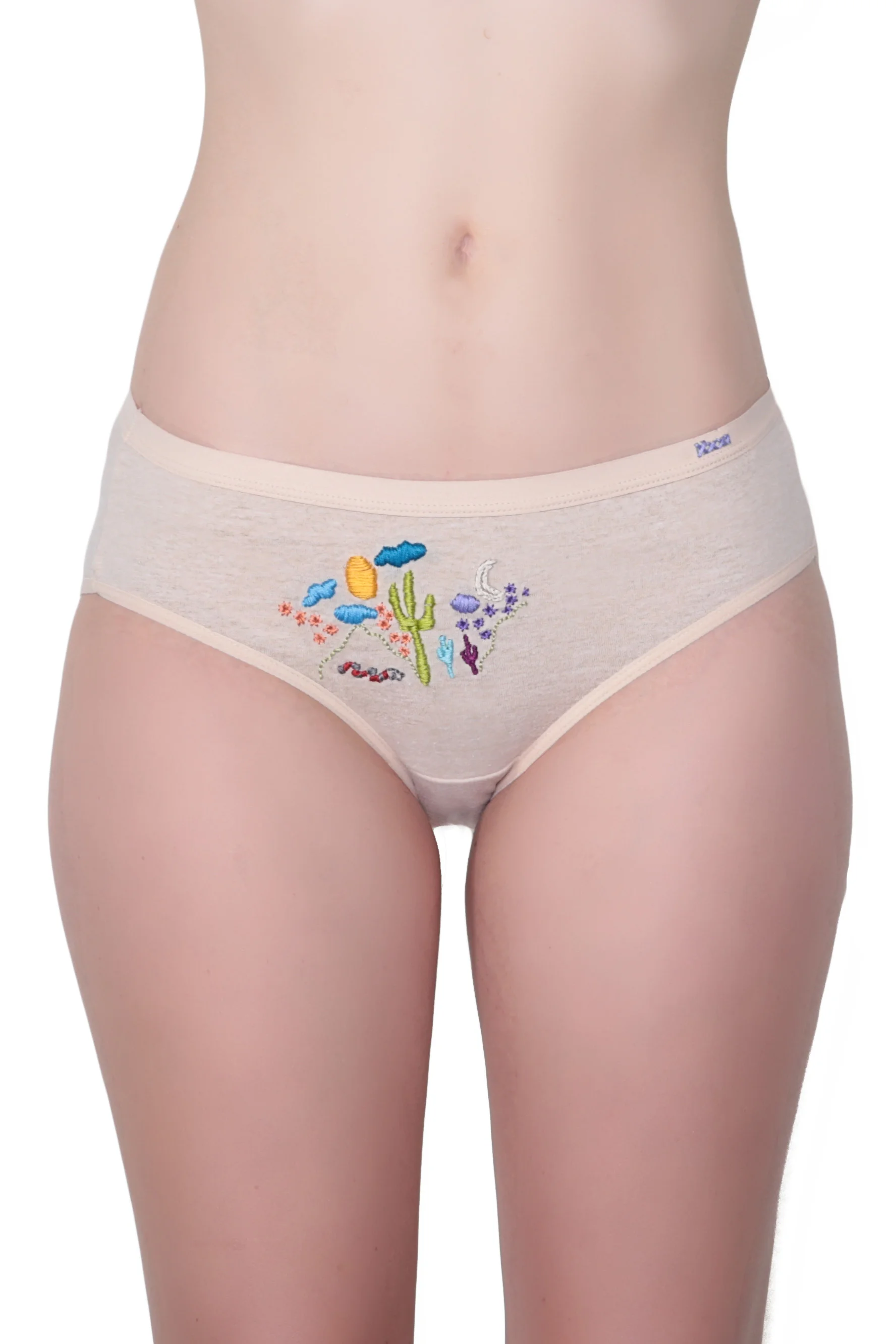 Cactus Embroidered Undies