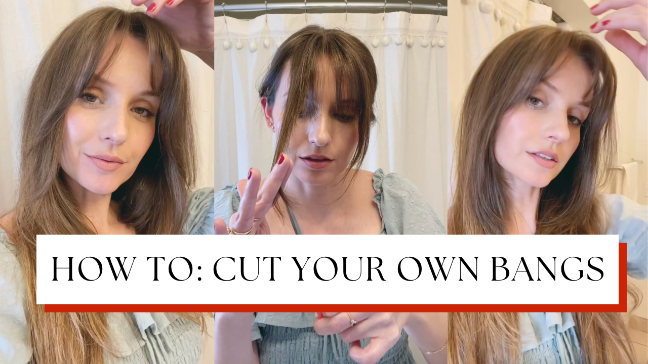 How To Cut Your Own Bangs - Wispy Bangs