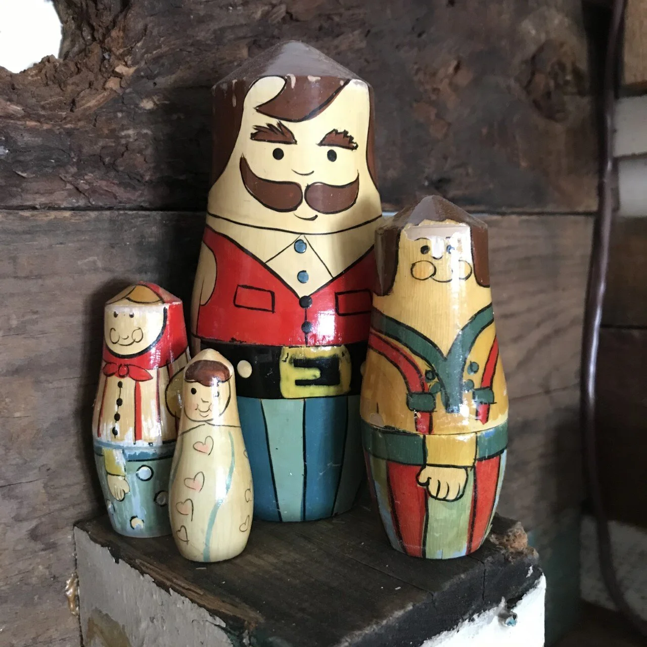 russian dolls that fit in one another