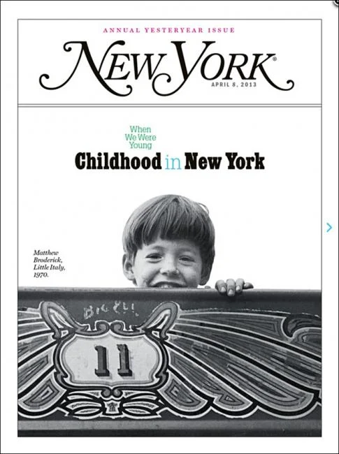 new york magazine / childhood issue / matthew broderick